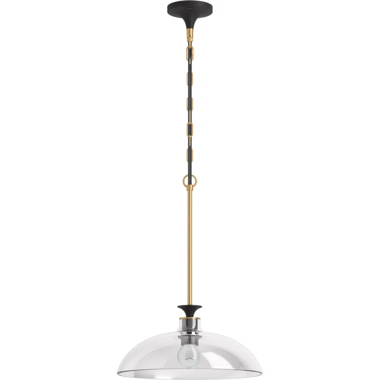Tone 1 Light Pendant Lighting Fixture for Kitchen Island, 6' Adjustable Cord Length