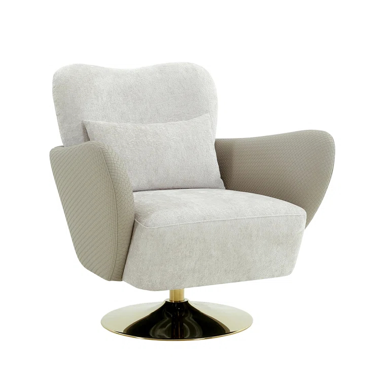 Mercer Upholstered Swivel Accent Chair