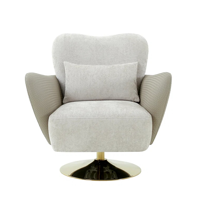 Mercer Upholstered Swivel Accent Chair