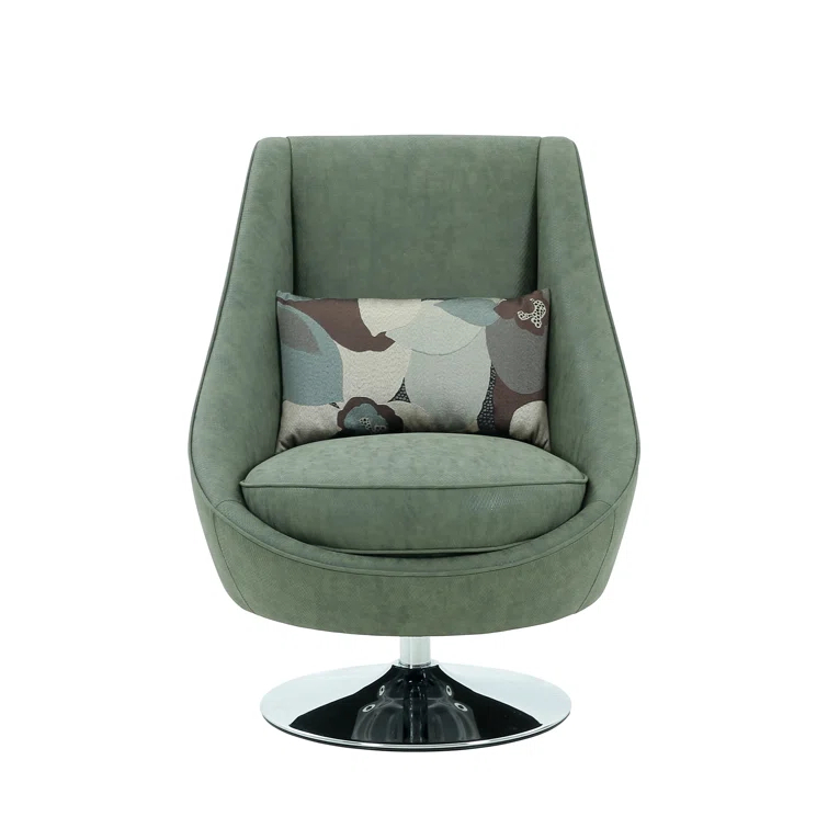 Mason Upholstered Swivel Accent Chair