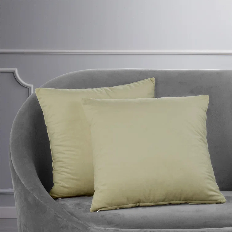 Signature Velvet Throw Pillow Covers - Decorative Pillow Covers