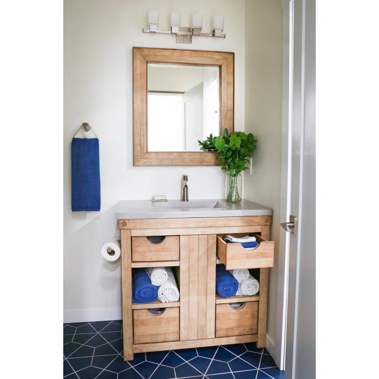 Americana Modern & Contemporary Beveled Bathroom Mirror