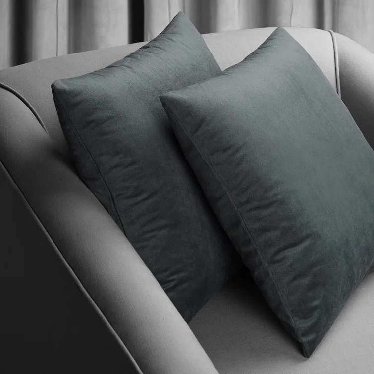 Signature Velvet Throw Pillow Covers - Decorative Pillow Covers