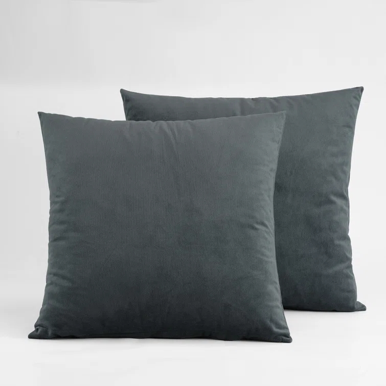 Signature Velvet Throw Pillow Covers - Decorative Pillow Covers