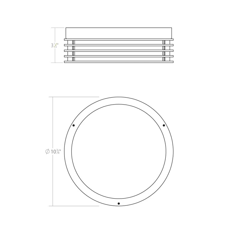 Marue Acrylic LED Flush Mount