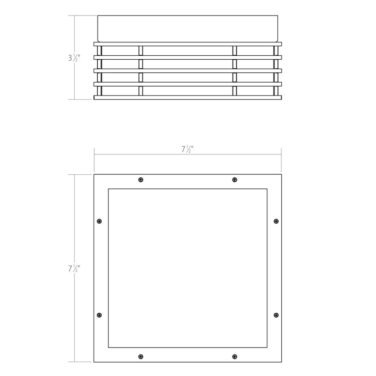 Marue Acrylic LED Flush Mount