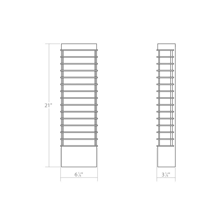 SONNEMAN Inside-Out LED Flush Mounted Sconce