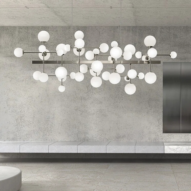 Nebula 11 - Light Dimmable LED Kitchen Island Linear Chandelier