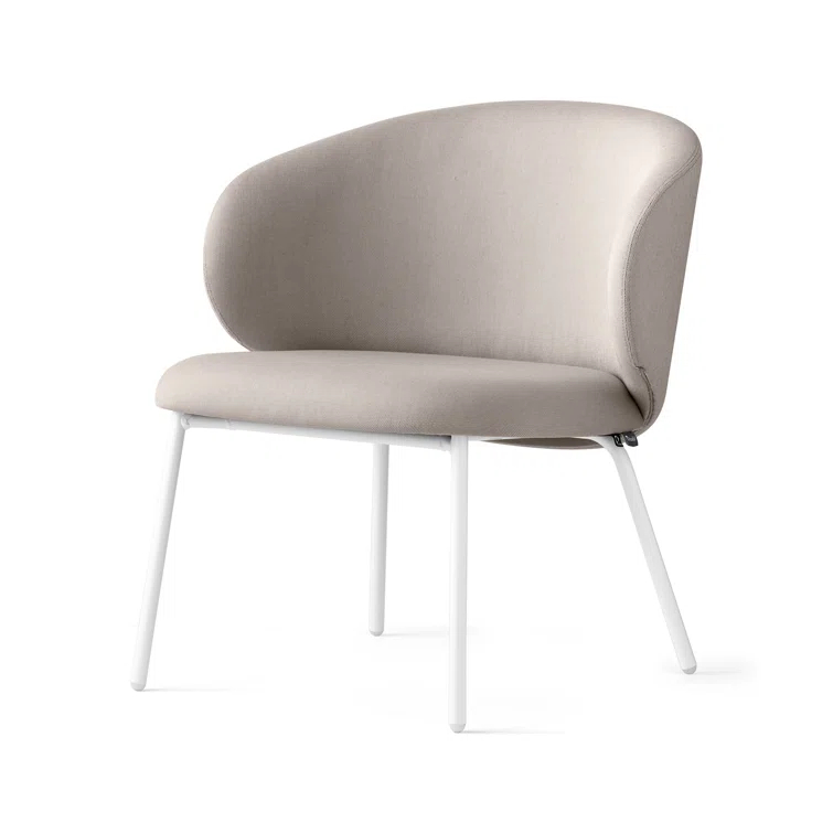 Tuka Upholstered Outdoor Lounge Chair with Metal Frame