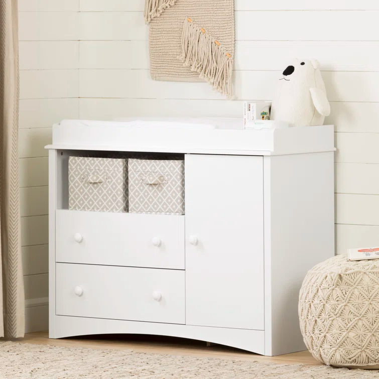 Peek-a-boo Changing Table Dresser