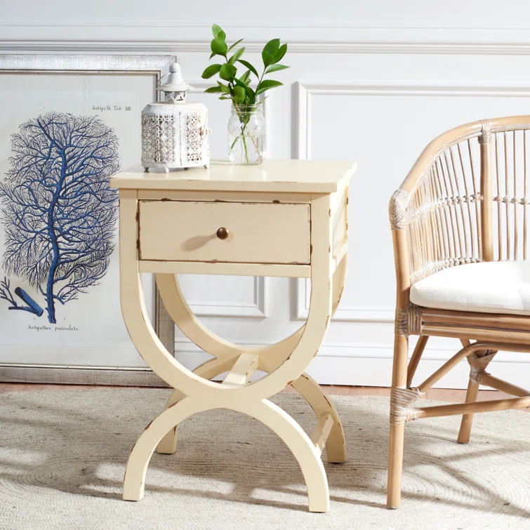 Floris End Table With Storage