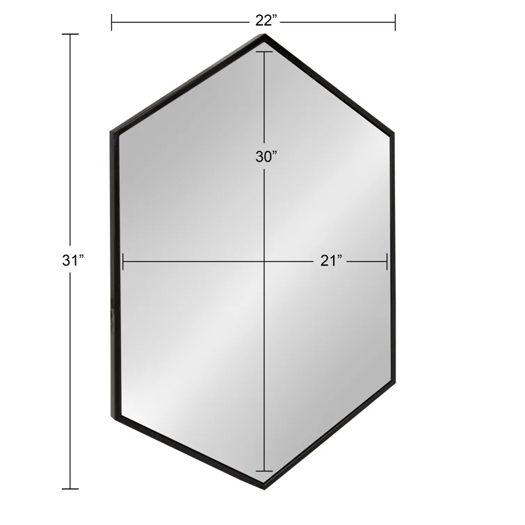 Breckler Metal Flat Mirror