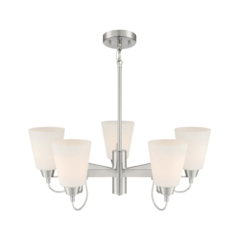 Minka Lavery Beckonridge Coal With Clear Chandelier