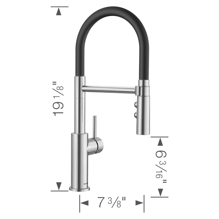 Catris Flexo Semi-Pro Pull-Down Dual-Spray Kitchen Faucet