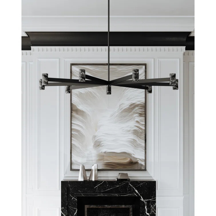 Predock 9 Light Chandelier