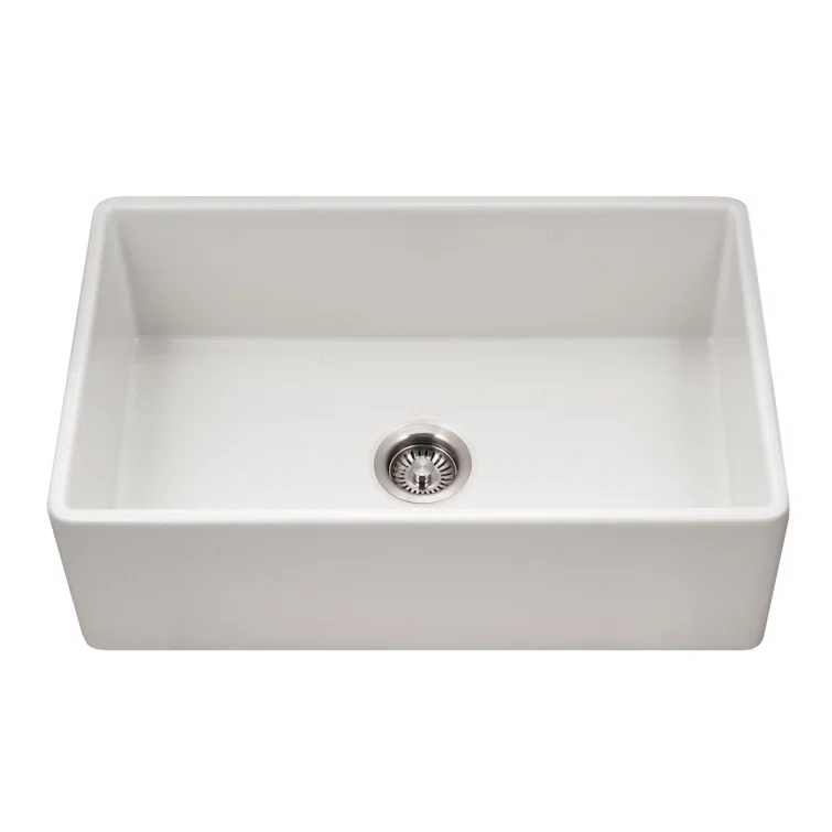30'' L Farmhouse / Apron Single Bowl Fireclay Kitchen Sink