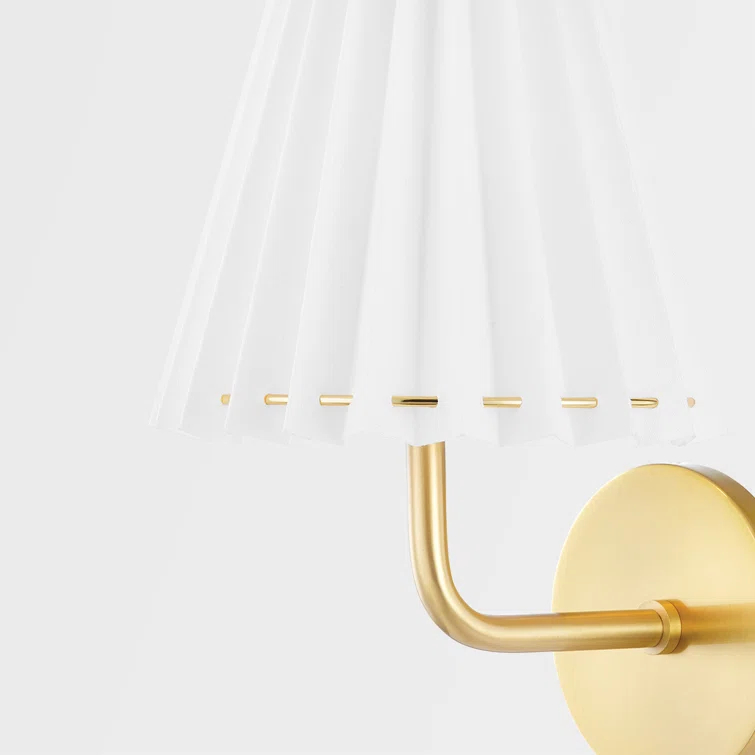 6W 1 Led Wall Sconce In Transitional And Minimalist Style-13 Inches Tall And 8 Inches Wide-Aged Brass Finish Mitzi H476101a-Agb