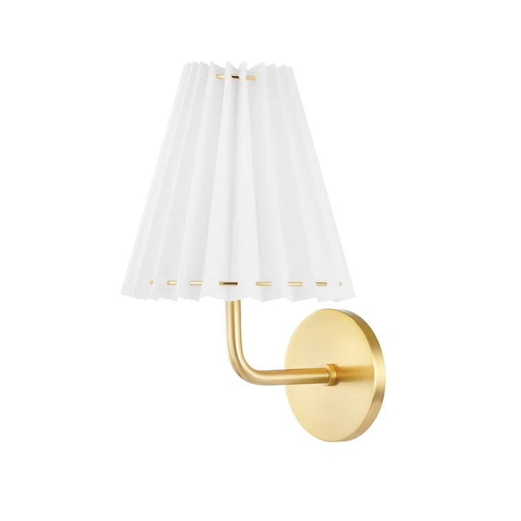 6W 1 Led Wall Sconce In Transitional And Minimalist Style-13 Inches Tall And 8 Inches Wide-Aged Brass Finish Mitzi H476101a-Agb