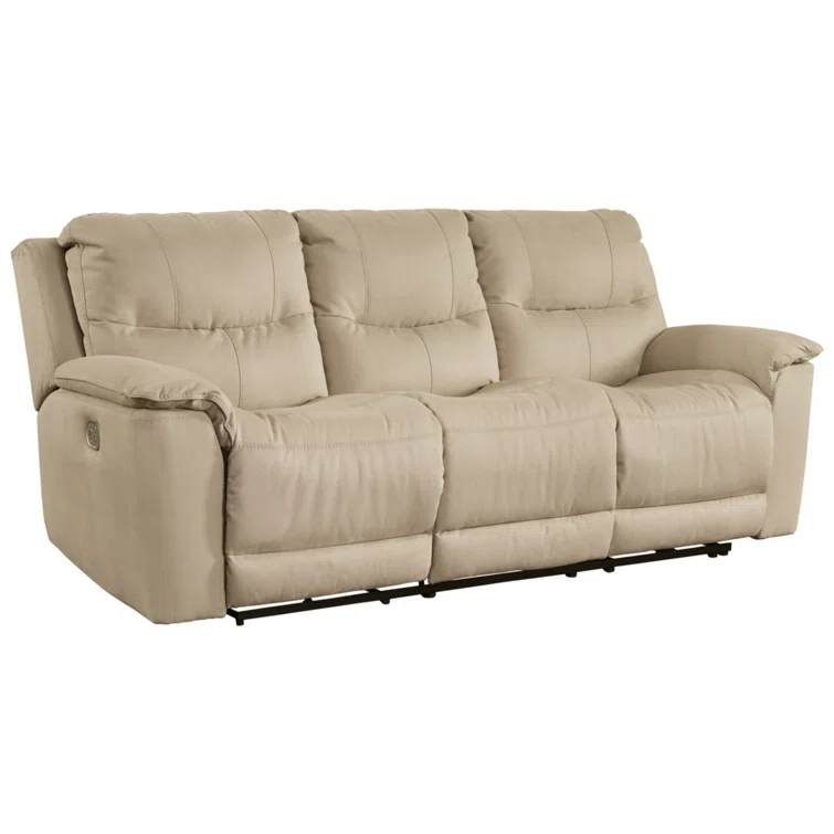 Davlin 91'' Faux Leather Power Reclining Sofa