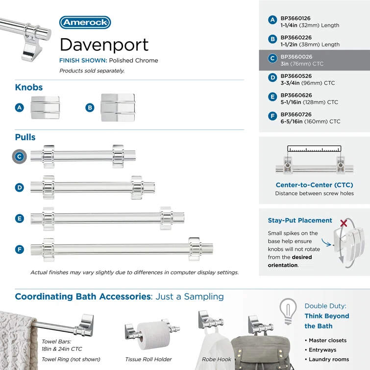 Davenport Bar Pull