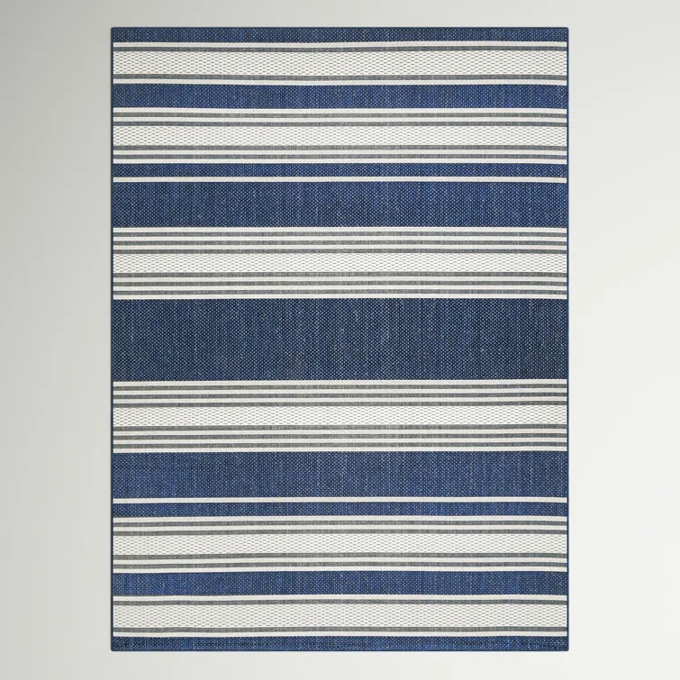 Romy Striped Indoor/Outdoor Area Rug