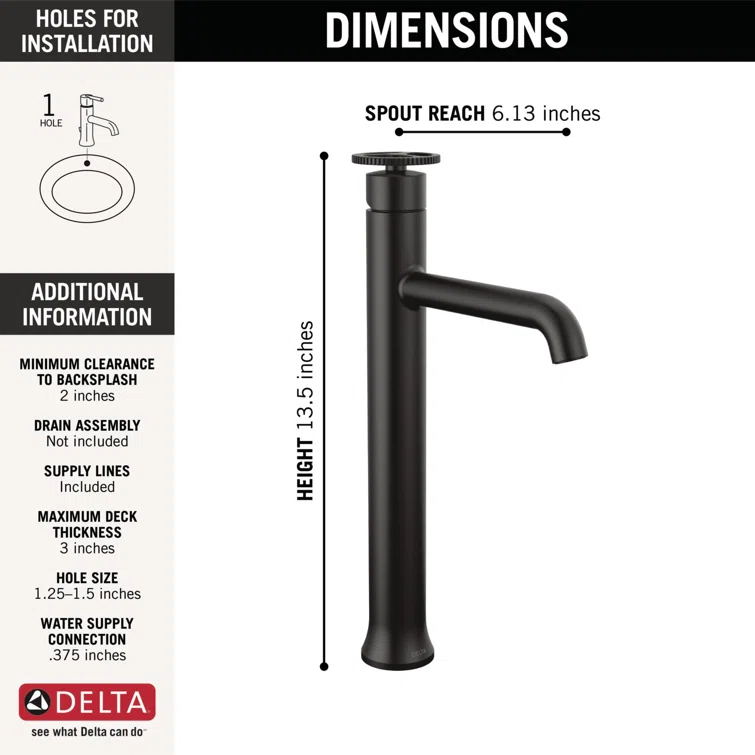 Trinsic Vessel Sink Faucet Bathroom Faucet