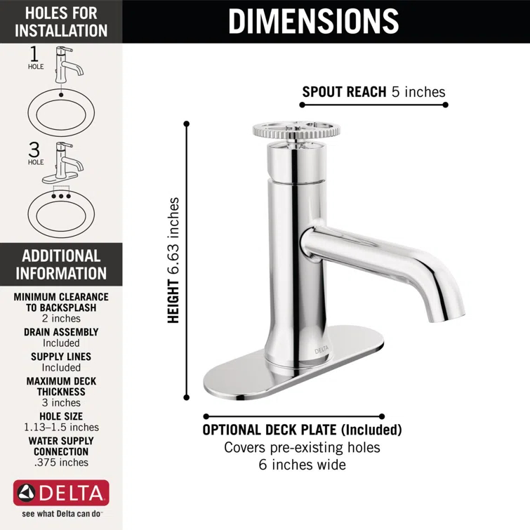 Trinsic Single Hole Bathroom Faucet