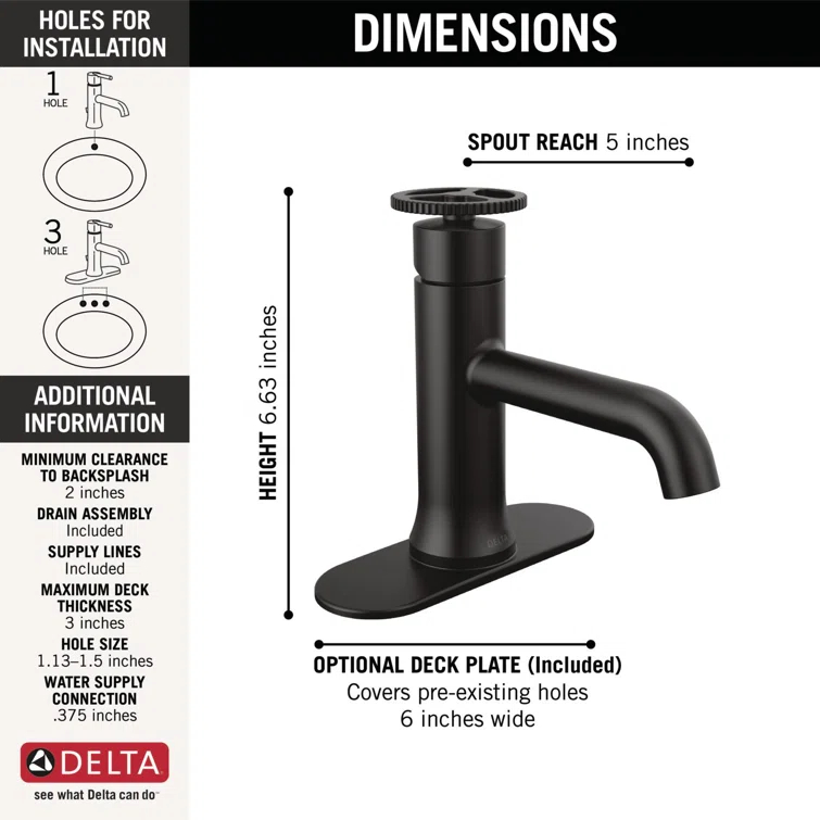Trinsic Single Hole Bathroom Faucet