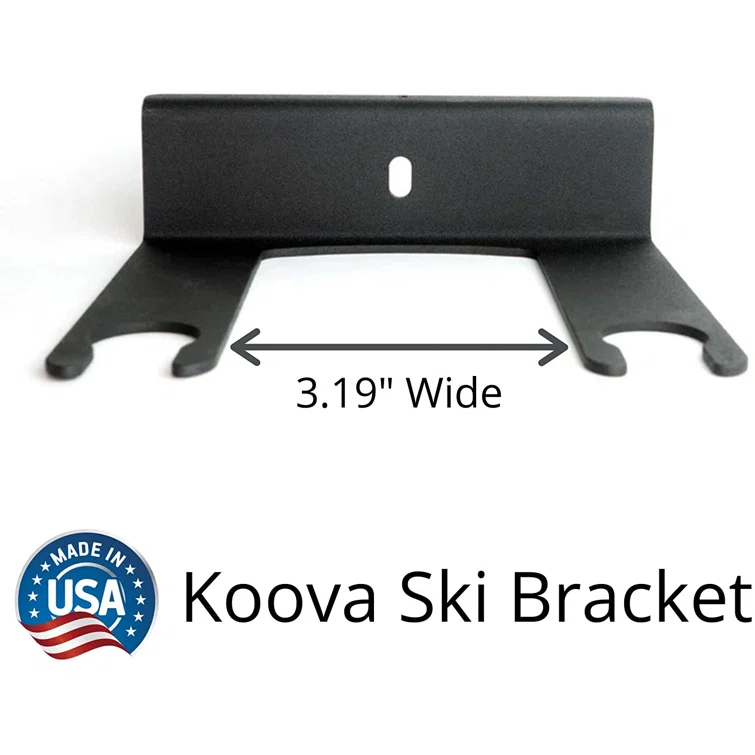 Cropper Steel Wall Mounted Adjustable Multi-Use Ski/Snowboard Rack