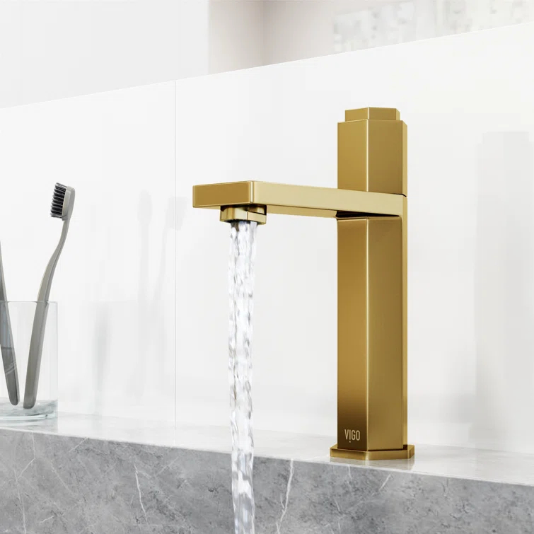 Nova 8" H Single Handle Single Hole Bathroom Faucet