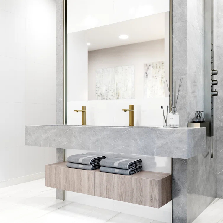 Nova 8" H Single Handle Single Hole Bathroom Faucet