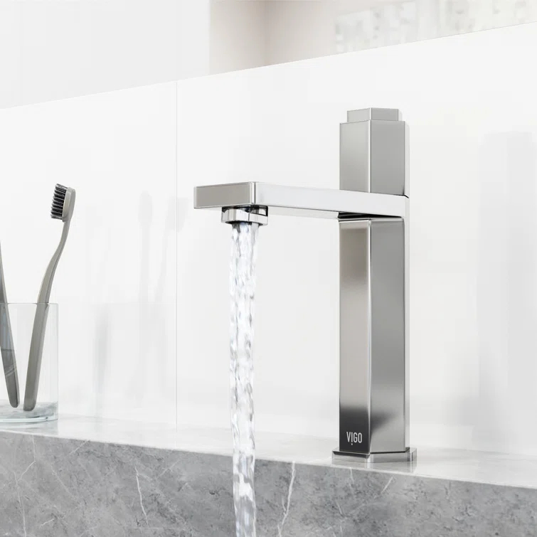 Nova 8" H Single Handle Single Hole Bathroom Faucet