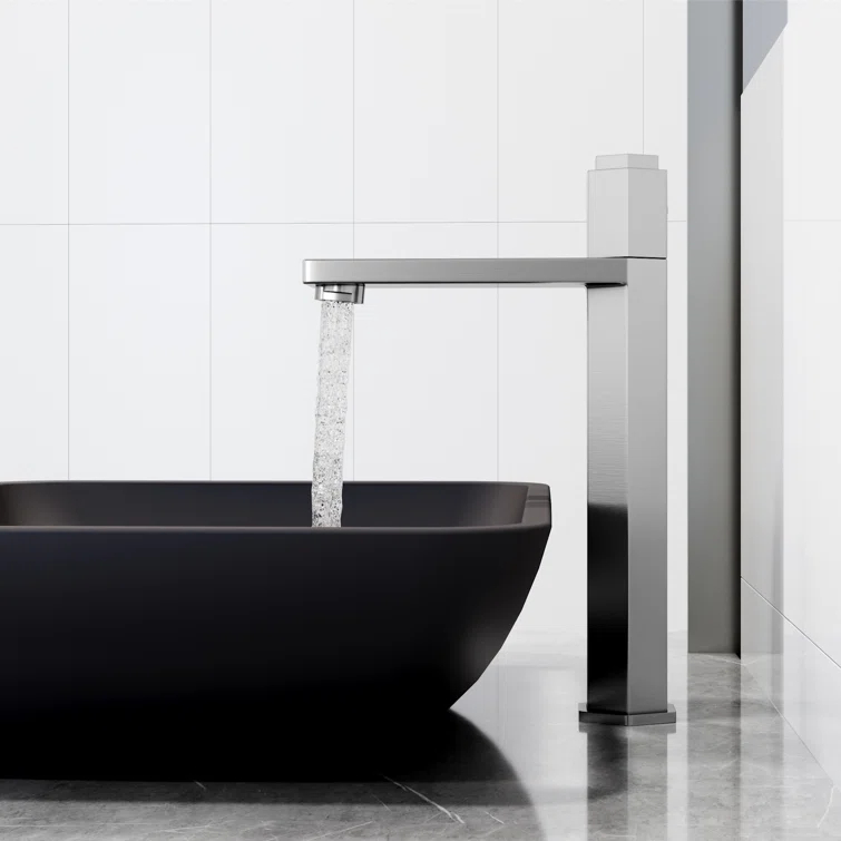 Nova 10" H Single Handle Vessel Sink Bathroom Faucet