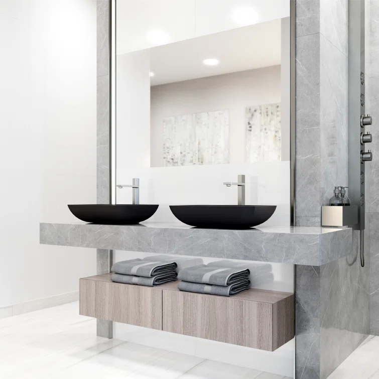 Nova 10" H Single Handle Vessel Sink Bathroom Faucet
