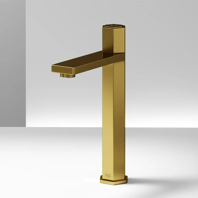 Nova 10" H Single Handle Vessel Sink Bathroom Faucet