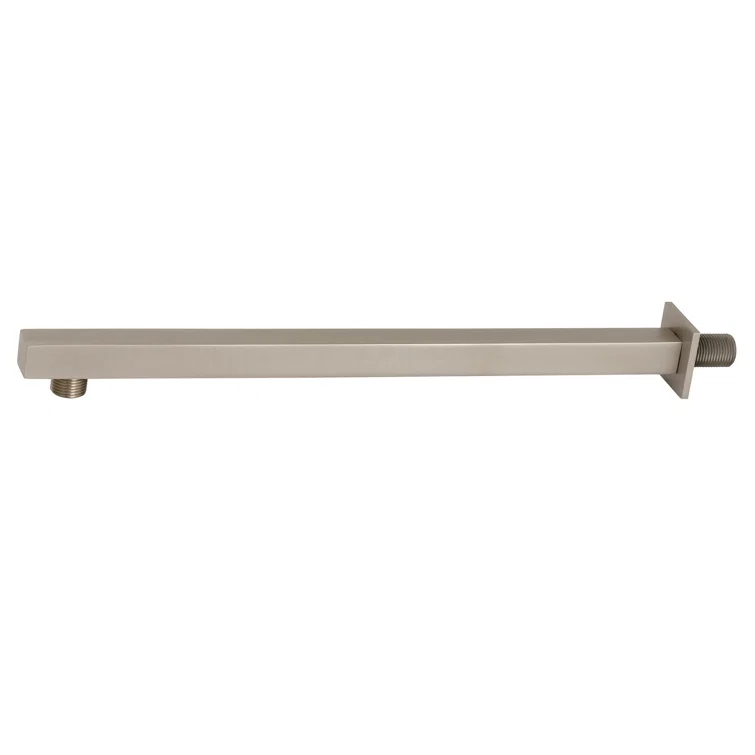 Kingston Brass Kingston Brass Shower Scape 15-3/4-Inch Rain Drop Square Shower Arm with Square Flange K4165