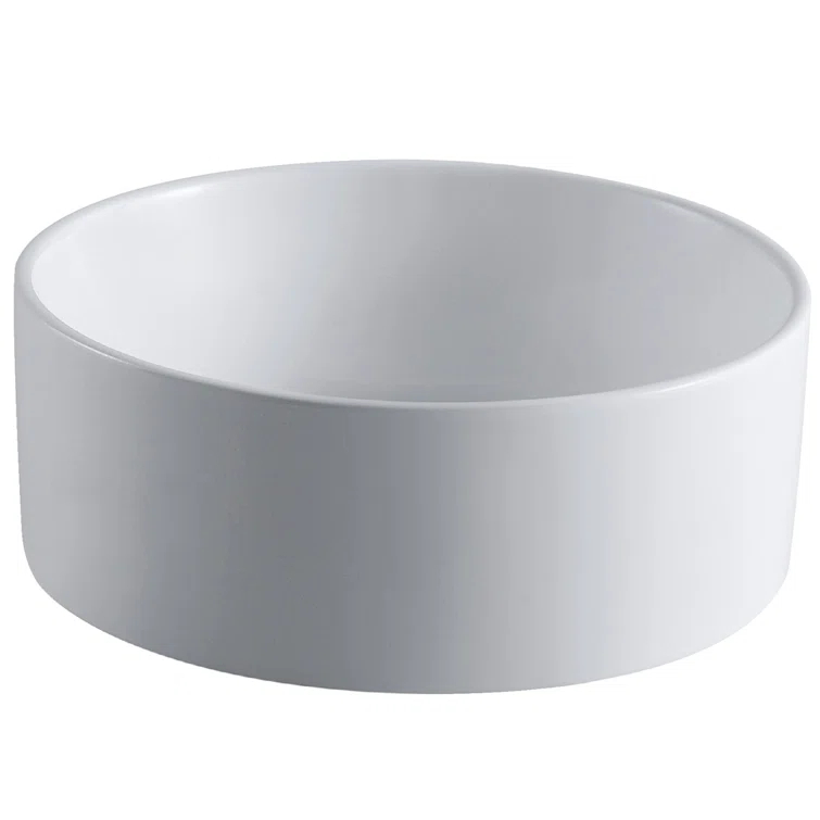 Kingston Brass Park Ceramic Round Vessel Sink