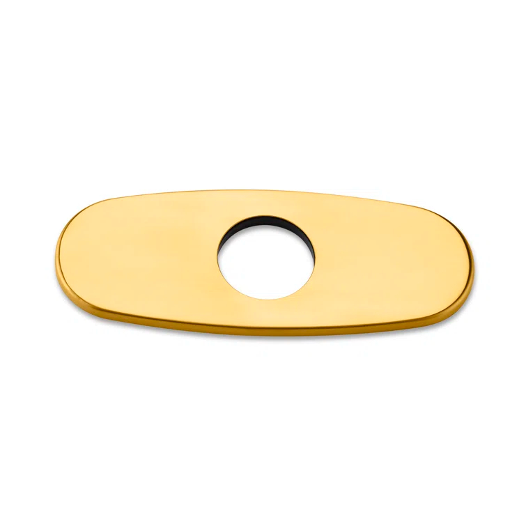 Bathroom Vessel Vanity Sink Faucet 4" Hole Cover Deck Plate Escutcheon