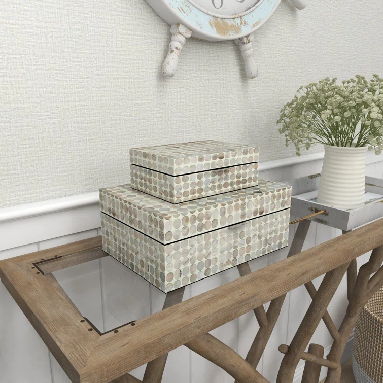 Juliette 2 - Piece Handmade Decorative Box