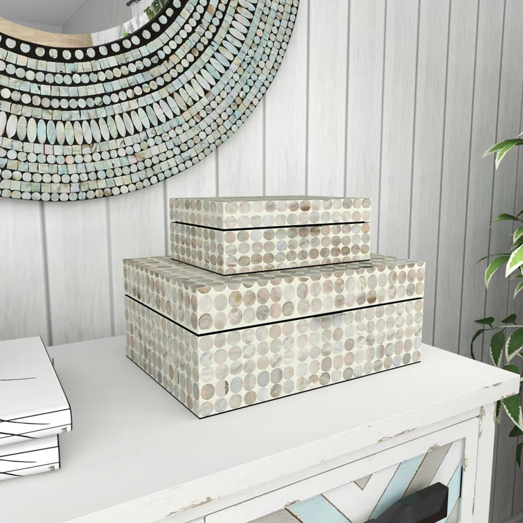 Juliette 2 - Piece Handmade Decorative Box