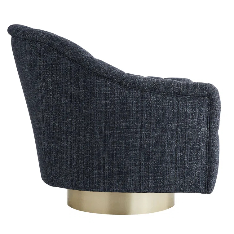 Springsteen Upholstered Swivel Barrel Chair