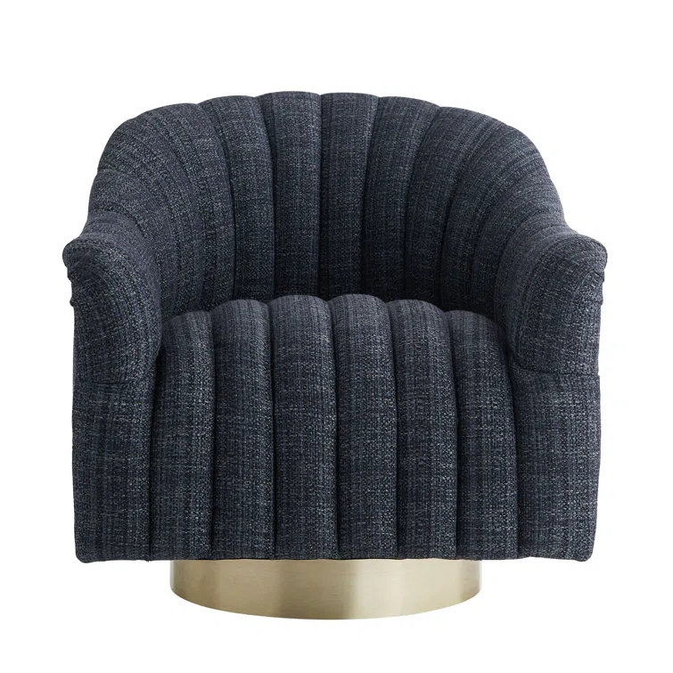 Springsteen Upholstered Swivel Barrel Chair
