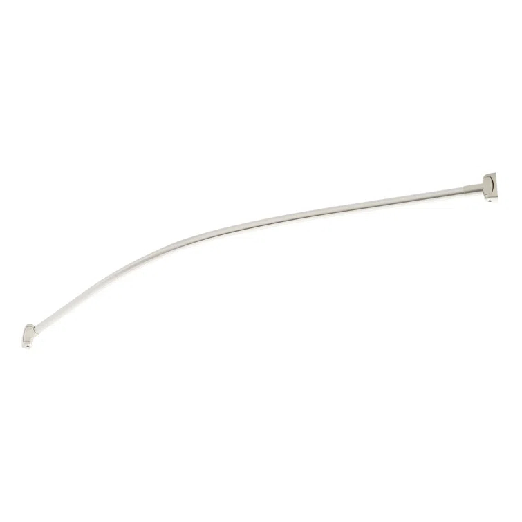60" Brass Curved Shower Curtain Rod