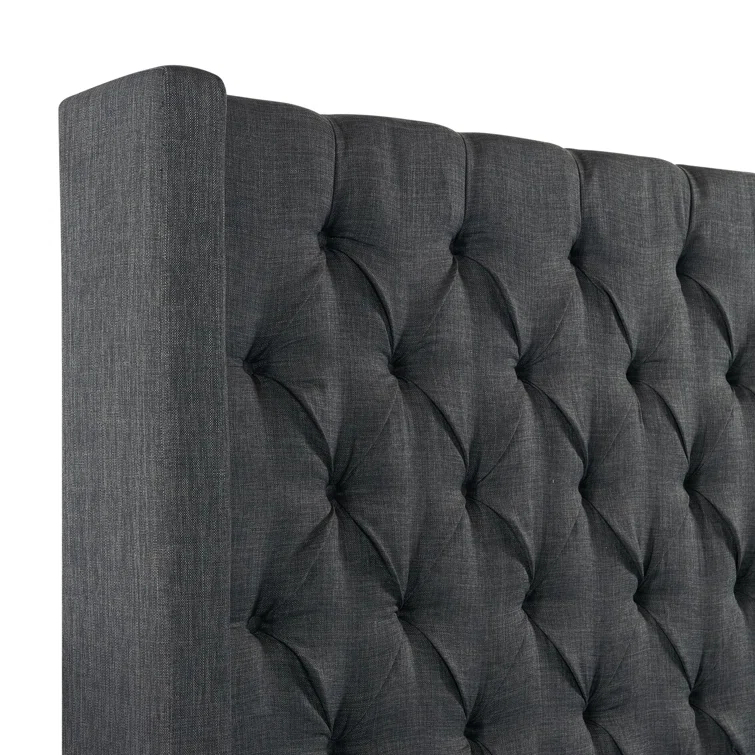 Arden Upholstered Wingback Bed