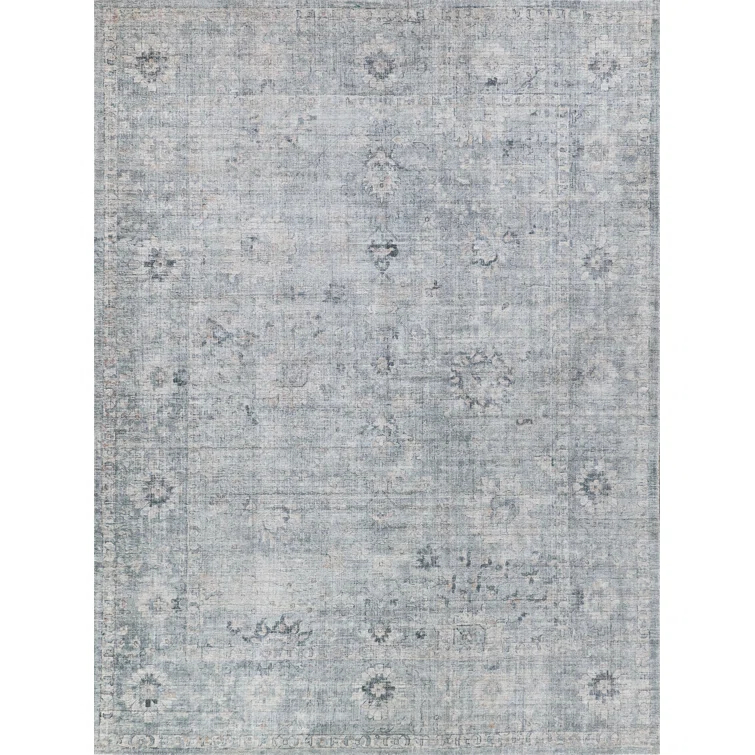 Cambridge Oriental Hand-Loomed Blue Area Rug