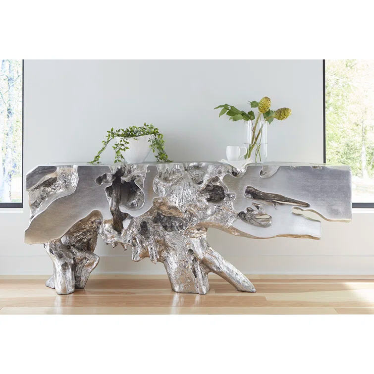 Phillips Collection Cast Naturals Freeform Console Table
