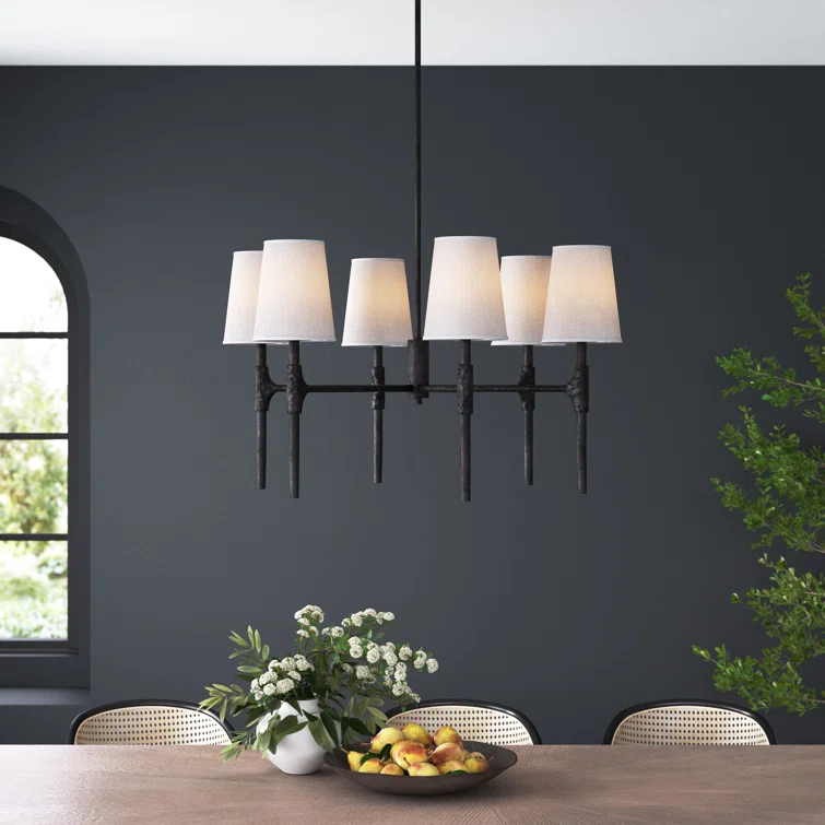 Ingle Chandelier - Black / 28"Dia