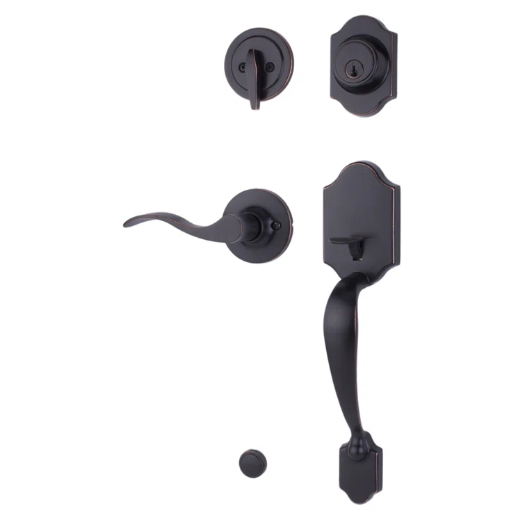 Parkside Single Cylinder Entry Handle With New Haven Lever