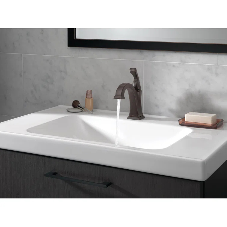 Dryden Single Hole Bathroom Faucet with Drain Assembly, Single Handle Bathroom Sink Faucet