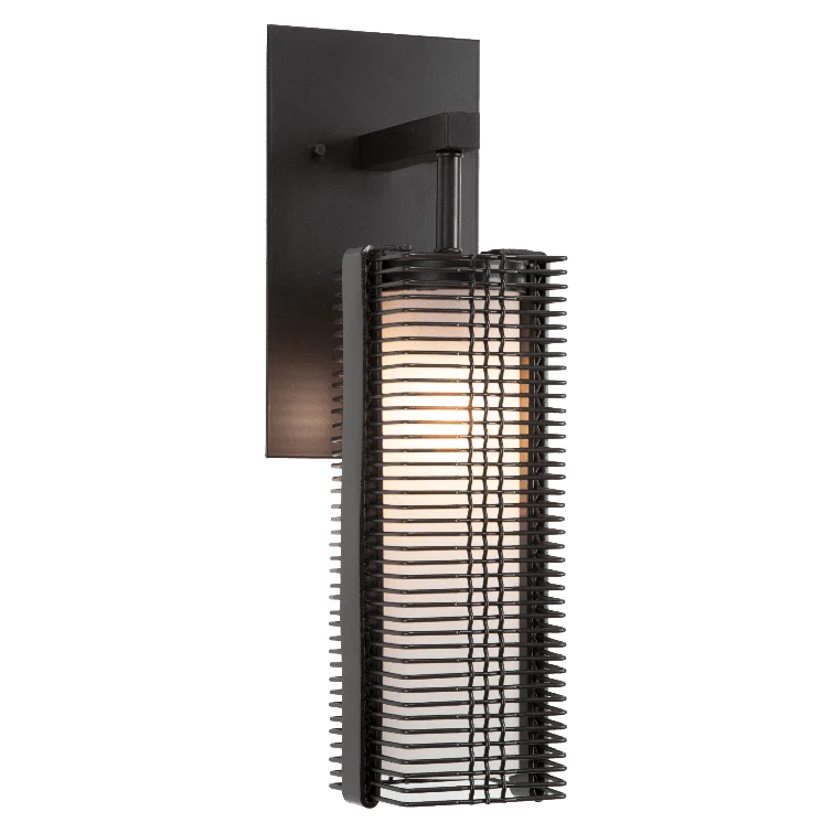 Downtown Mesh LED Armed Sconce